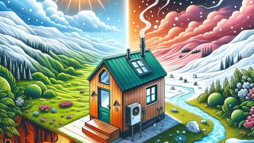 How do you heat and cool a tiny house effectively?
