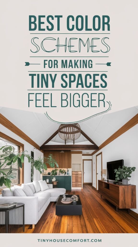 Best Color Schemes for Making Tiny Spaces Feel Bigger