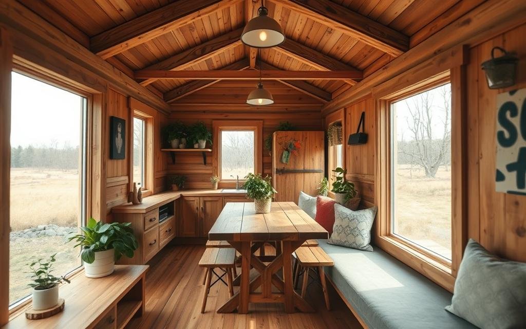 natural wood elements in tiny house design natural wood elements in tiny house design