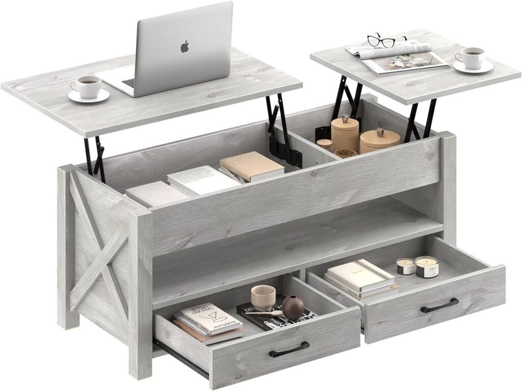 Seventable 47.2 Lift top coffee table
