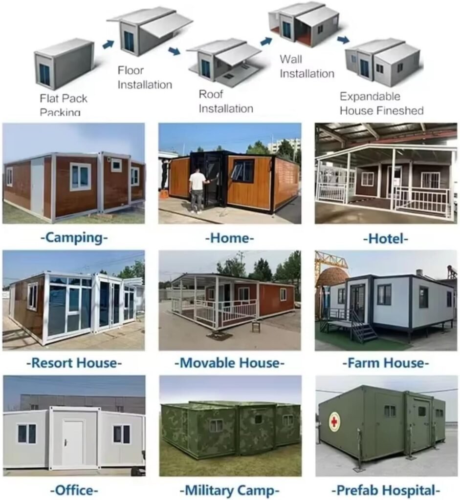 Discover the ultimate off-grid tiny home kit! This sustainable, expandable prefab house offers solar panel compatibility, rainwater harvesting, and versatile living. Build your dream eco-friendly home.